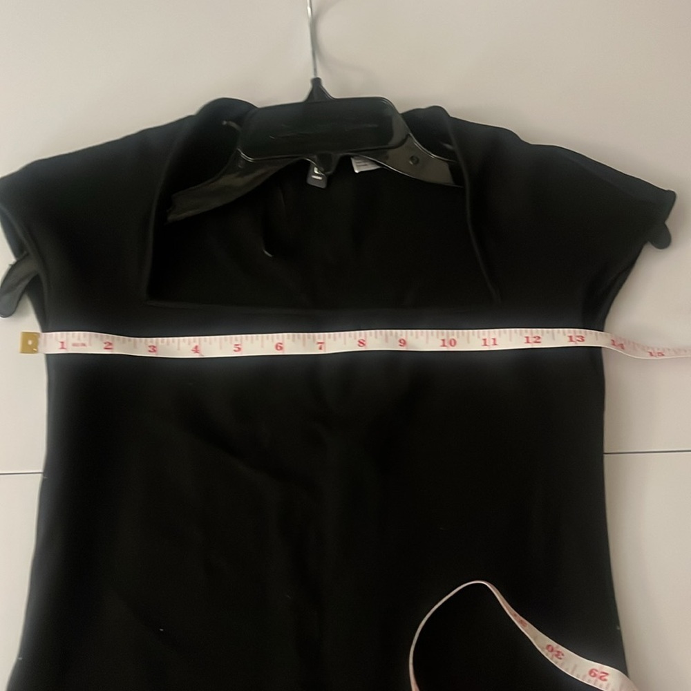 h&m divided Black capped sleeve top with square neckline - Picture 6 of 10